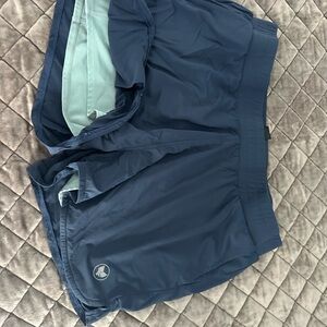 Women's Navy Athletic Shorts